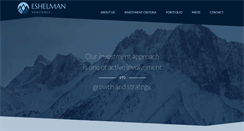 Desktop Screenshot of eshelmanventures.com